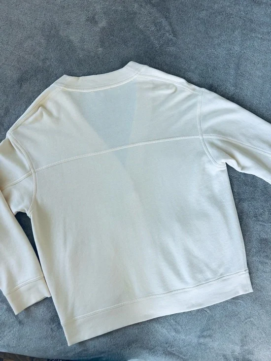 Vince Cream V-Neck Button Front Cardigan - Picture 3 of 8